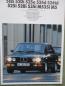 BMW 518i-M535i 524d/td M5 Farben/Polster Modelljahr 1988 E28