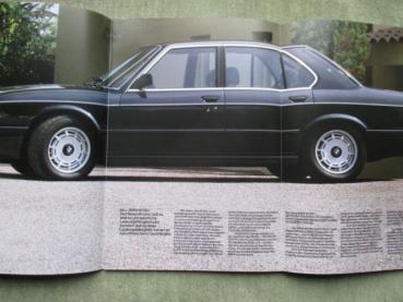 BMW 518i 520i 525i 528i M535i E28 Prospekt September 1984