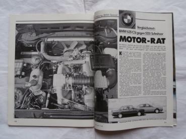 sport auto 11/1983 BMW 535i Schnitzer E28 vs. 635CSi E24