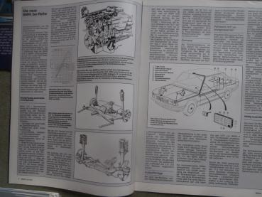 BMW service 3/1981 Robotertechnik bei BMW E12,neue Microfiche Lesegerät, 2B4 Fallstrom Registervergaser