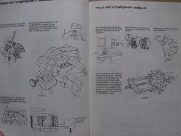 BMW 5-Gang Schaltgetriebe Typ ZF-S5-16 Arbeitsunterlage 1984