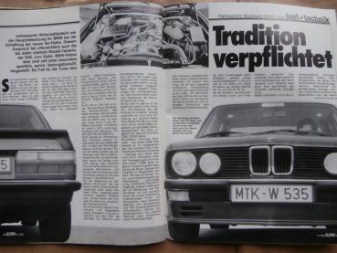 rallye racing 5/1982 Wollstadt BMW 535i E28, Escort XR3 Dauertes