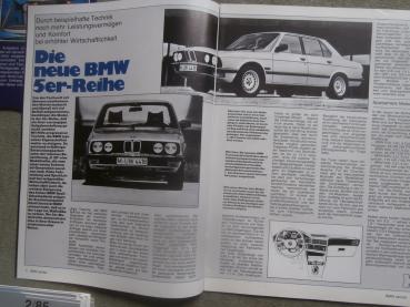 BMW Service 2/1981 die neue 5er Reihe Vorstellung mit beispielhafter Technik E28
