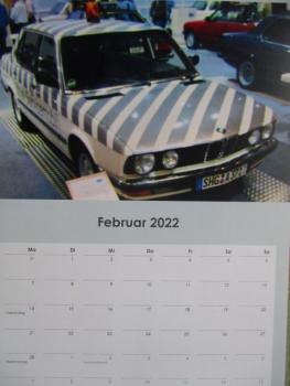 BMW 5er Reihe E28 Kalender 2022 ca. 30x40cm Format 525e Polizei,Taxi,Touring,M535i,518,524TD USA NEU