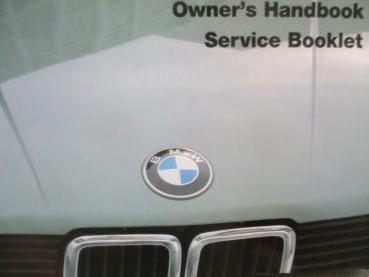 BMW 518i-535i M535i 524TD Owners Manual Englisch August 1984 NEU