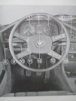 BMW 518i-535i M535i 524TD Owners Manual Englisch August 1984 NEU