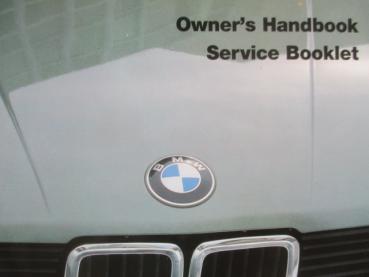 BMW Owners Handbook 8/1984 NEU
