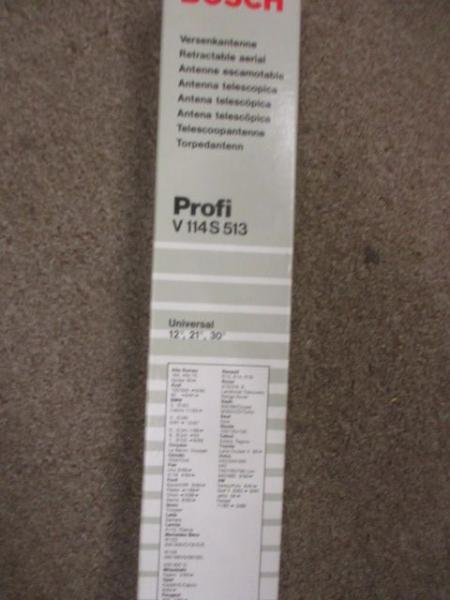 Bosch Versenkantenne Profi BMW 5er Reihe E28,E34,E24,E23 NOS
