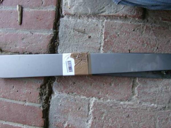 C-Säulen Außenverkleidungen Satz Lachssilber Metallic