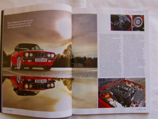 BMW Car 1/2012 M5 Showdown E28 vs. E34 vs. E39 vs. E60 vs. F10