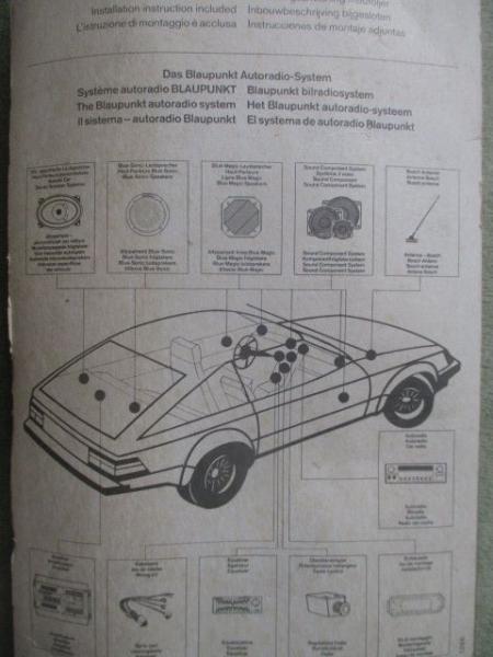Blaupunkt Radioeinbausatz 518-M5 E28 6/1981-12/1987