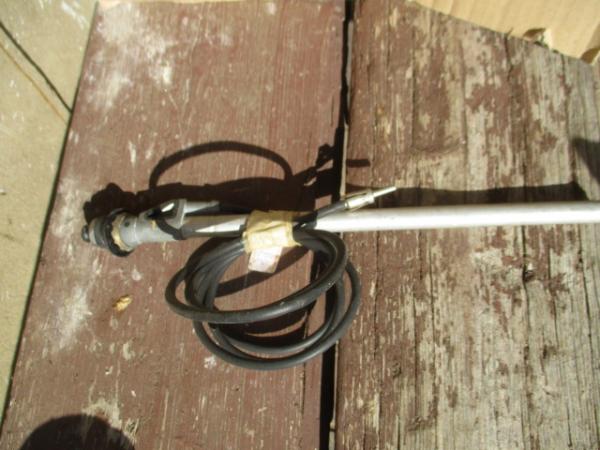 Hirschmann BMW 5er Reihe E28 manuelle Antenne Chromausführung mit Antennenkabel