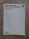 BMW 4HP 22  & 4HP 22 EH Automatik-Getriebe Aufbau & Funktion E28 Arbeitsunterlage E23 E24